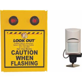 Collision Awareness Basic Hall Door Monitor Wall Mount 1 Box 1 Remote Sensor 2 Lights 15' Cord