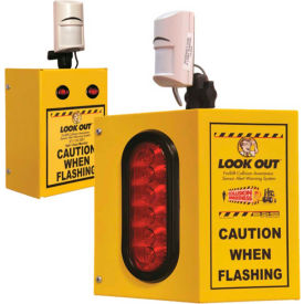 Collision Awareness Hall Door Monitor Wall Mounted 2 Boxes 2 Sensors 3 Lights 15' Cord