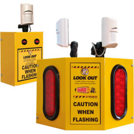 Collision Awareness Hall Door Monitor Wall Mounted 2 Boxes 3 Sensors 4 Lights 15' Cord