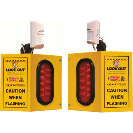 Collision Awareness Overhead Forklift Door Monitor 2 Boxes 2 Sensors 2 Lights 15' Cord