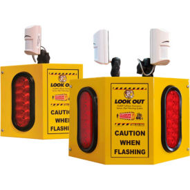 Collision Awareness Overhead Forklift Door Monitor 2 Boxes 3 Sensors 3 Lights 15' Cord