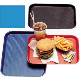 Cambro Manufacturing 1014FF168 Cambro 1014FF168 - Tray Fast Food 10" x 14" -  Blue image.