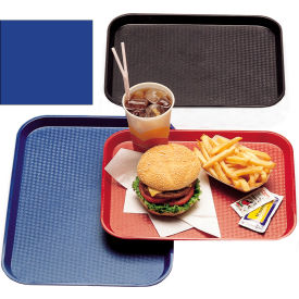 Cambro Manufacturing 1014FF186 Cambro 1014FF186 - Tray Fast Food 10" x 14",  Navy  Blue image.