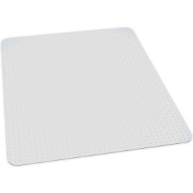 ES Robbins® Office Chair Mat for Low Pile Carpet - 36"W x 48"L Rectangular - Crystal Edge