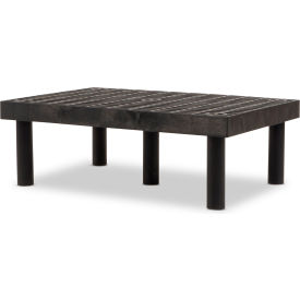 Dunnage-Rack, Grid Top, 36"W x 24"D x 12"H, Black view 2