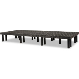 Dunnage-Rack, Grid Top, 96"W x 36"D x 12"H, Black view 2