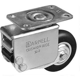 Darnell-Rose Caster 770072 Darnell-Rose Shock Absorbing Series Rigid Plate Caster 770072 Neoprene Rubber 3" Dia. 110 Lb. Cap. image.