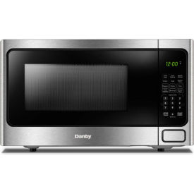 Danby Products Inc DDMW1125BBS Danby® Countertop Microwave, 1000 Watts, 1.1 Cu.Ft. Capacity, Black & Silver image.