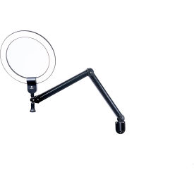 Daylight Aura on Arm LED Ring Lamp 23W Black 