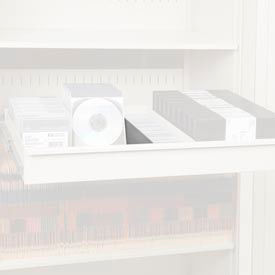 Datum Filing Systems XL-MD3-T47 Rotary File Cabinet Components, 3" Media Divider (Each), Light Gray image.