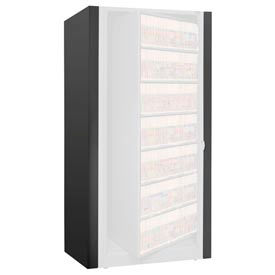 Datum Filing Systems XLG-7E-T25 Rotary File Cabinet Components, Legal End Panel Kit, 7-High, Black image.