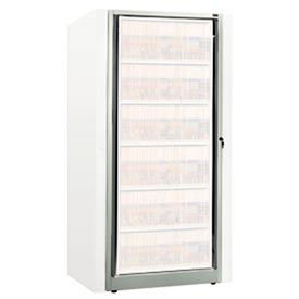 Datum Filing Systems XSLG-A6E-T47 Rotary File Cabinet Components, Base Adder Unit, Legal, 6-High, Light Gray image.