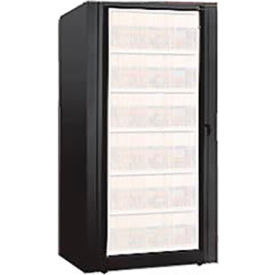 Datum Filing Systems XSLG-S2E-T25 Rotary File Cabinet Components, Base Starter Unit, Legal, 2-High, Black image.