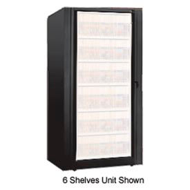 Datum Filing Systems XSLG-S3E-T25 Rotary File Cabinet Components, Base Starter Unit, Legal, 3-High, Black image.