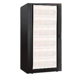 Datum Filing Systems XSLG-S6E-T25 Rotary File Cabinet Components, Base Starter Unit, Legal, 6-High, Black image.