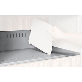Datum Filing Systems XSLG-T47 Rotary File Cabinet Components, Slotted Shelf, Legal Depth, Light Gray image.