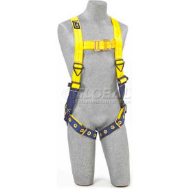DBI-Sala Vest Style Harness 1107806, Front & Back D-Ring, Loops For Belt, Tongue Buckle, S