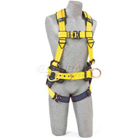 D B Industries Dbi/Sala 1110577 DBI-Sala™ Construction Style Harness 1110577, W/Back & Side D-Rings, Quick Connect Buckles, L image.
