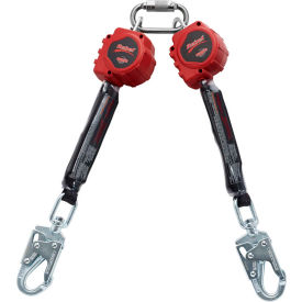 D B Industries Dbi/Sala 3100413 3M™ Protecta® Twin-Leg Self Retracting Lifeline, Steel Swivel Snap Hooks, 6 image.