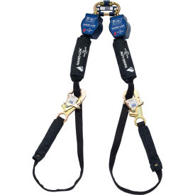D B Industries Dbi/Sala 3101326 3M™ DBI-SALA® Nano-Lok™ Tie-Back Twin-Leg Self Retracting Lifeline, Wrap Bax Hook, 9 image.