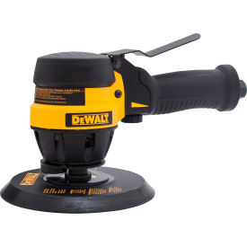 6" Dual Action Sander, 11000 RPM, Black/Yellow view 2