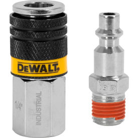 DEWALT® Industrial Coupler & Plug Set 1/4" NPT 2 Piece 