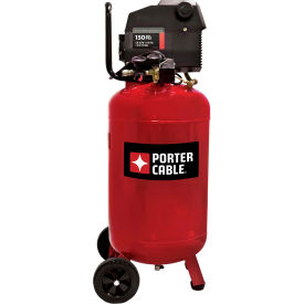 Campbell Hausfeld PXCMF220VW Porter Cable® PXCMF220VW,Portable Electric Air Compressor, 1.5HP, 20 Gal, Vertical, 4 CFM image.