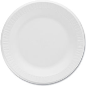 Dart® 10PWCR Foam Plate White 10-1/4" Dia. 500/Carton