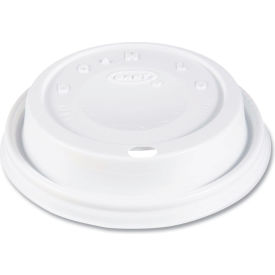 Dart® Cappuccino Dome Sipper Lids For 12 oz White Pack of 1000