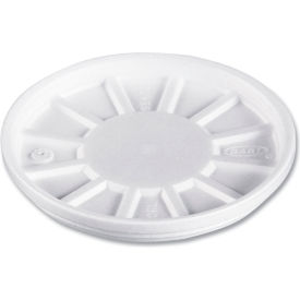Dart® Vented Foam Lids Fits 6-32 Oz. Cups White