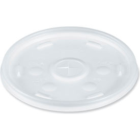 Dart Cold Cup Lids Fits 8 oz to 32 oz Cold Cups/Containers Translucent 100/Sleeve 10 Sleeves/CT
