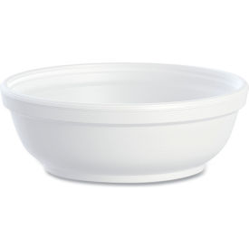 Dart® Insulated Foam Bowls 6 oz White Pack of 1000