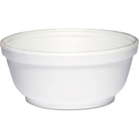 Dart® Foam Bowls 8 oz White Pack of 1000