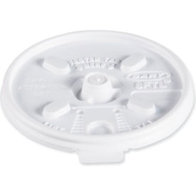 Dart® Lift n' Lock Hot Drink Cup Lid For 8 oz Cups White Pack of 1000