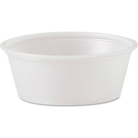 Dart® Polystyrene Portion Cups 1.5 oz Translucent Pack of 2500