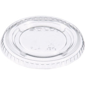 Dart Portion/Souffle Cup Lids Fits 3.25 oz to 9 oz Portion Cups Plastic Clear 125/PK 20 PK/CT
