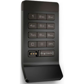 Aspire Keypad+ Electronic Digital Keypad Lock with Standard Pull Black 