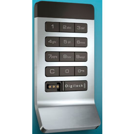 Aspire Keypad+ Electronic Digital Keypad Lock with Standard Pull Nickel 