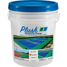 Dalton Enterprises, Inc. 32002 Plush™ Recreational Surface Coating, 5 Gallon, Tournament Blue image.