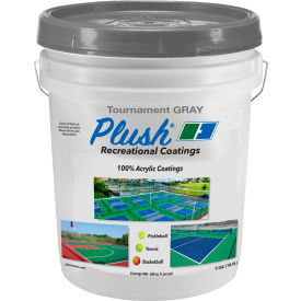 Plush Recreational Surface Coating, 5 Gallon Pail, Tournament Gray view 2