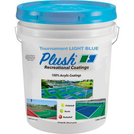 Plush Recreational Surface Coating, 5 Gallon Pail, Tournament Light Blue view 2