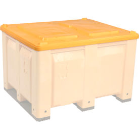 Decade Products Llc 5002008-101 Decade MACX Lid for MACX an Ace Bins 48x40x3 Yellow image.