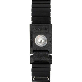 Desco Industries Inc 4550 Desco Trustat® ERGOclean Adjustable Metal Wristband 04550 - Black image.