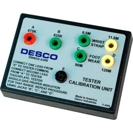 Desco Industries Inc 7010 Desco Wrist Strap and Foot Grounder Calibration Unit, NIST STD image.