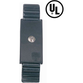 Desco Industries Inc 9041 Desco Adjustable Metal Wristband 09041 - Black image.