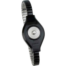 Desco Industries Inc 9080 Desco Ultra-Light Metal Adjustable Wristband 09080 - Black image.