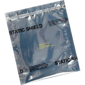 Desco Industries Inc 12927 Desco Static Shield Metal-In Bag, Zip, 81705 Series, 3" x 5", 100 Bags/Pack image.