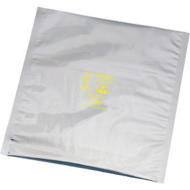 Desco Industries Inc 13010 Desco Metal-Out Bags, 3"W x 5"L, 3 Mil, Silver, 100/Pack image.