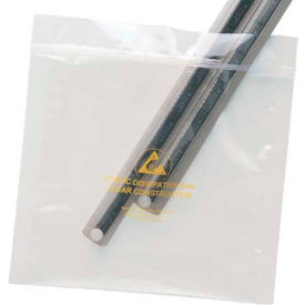 Desco Industries Inc 13882 Desco Reclosable Anti Static Bags, 8"W x 10"L, 3.5 Mil, 100/Pack image.