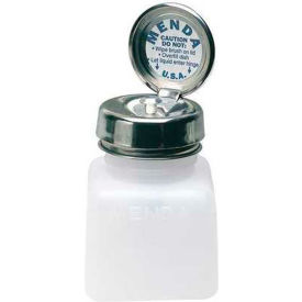 Desco Industries Inc 35505 Menda 35505 Square Natural HDPE Liquid Dispenser with Pure-Touch Pump, 4 oz. image.